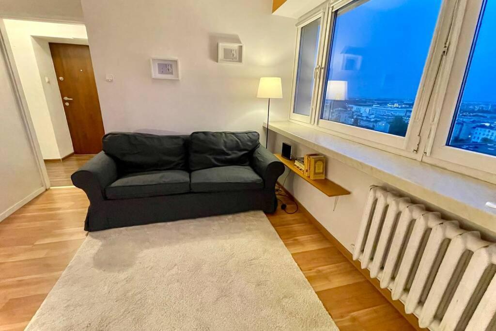 Ferienwohnung Orange Metro Fast Wifi 1Gbs Big Tv Hbo Appletv Warschau Exterior foto