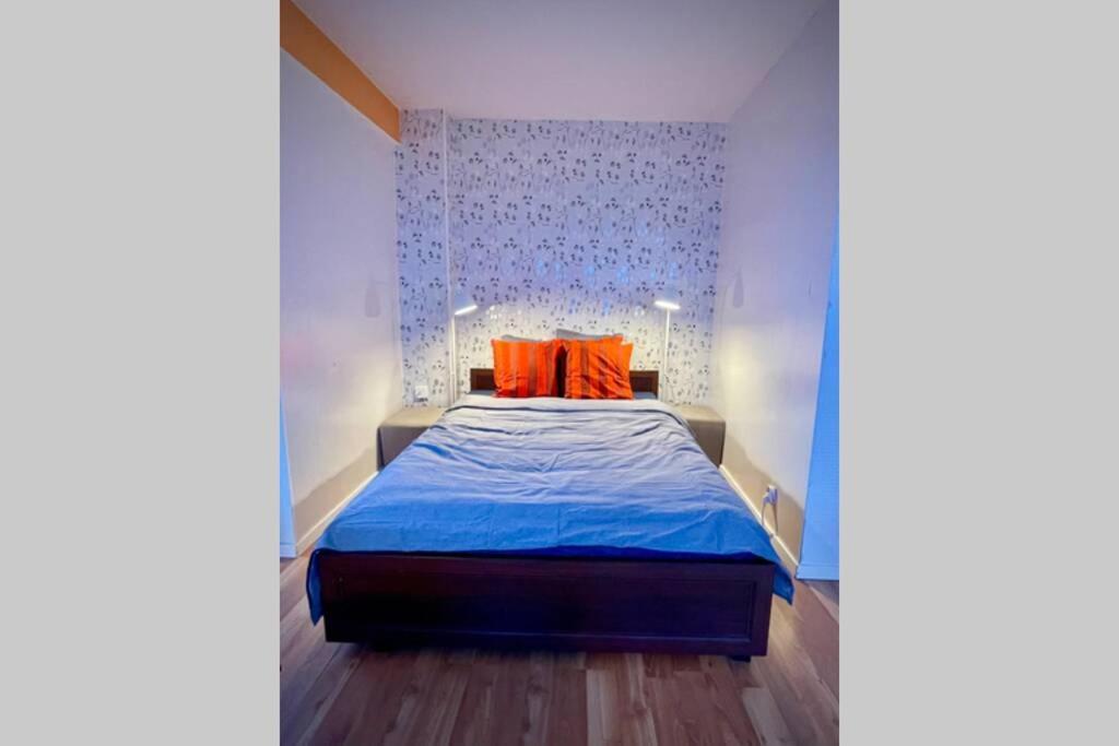 Ferienwohnung Orange Metro Fast Wifi 1Gbs Big Tv Hbo Appletv Warschau Exterior foto